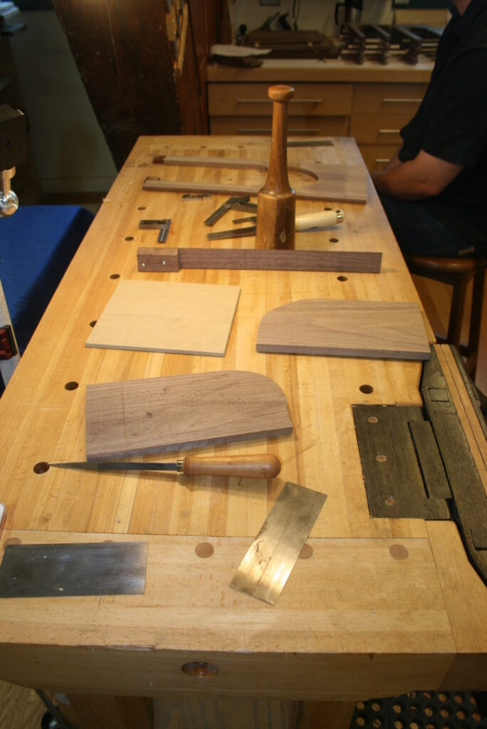 Bob's table pieces in progress