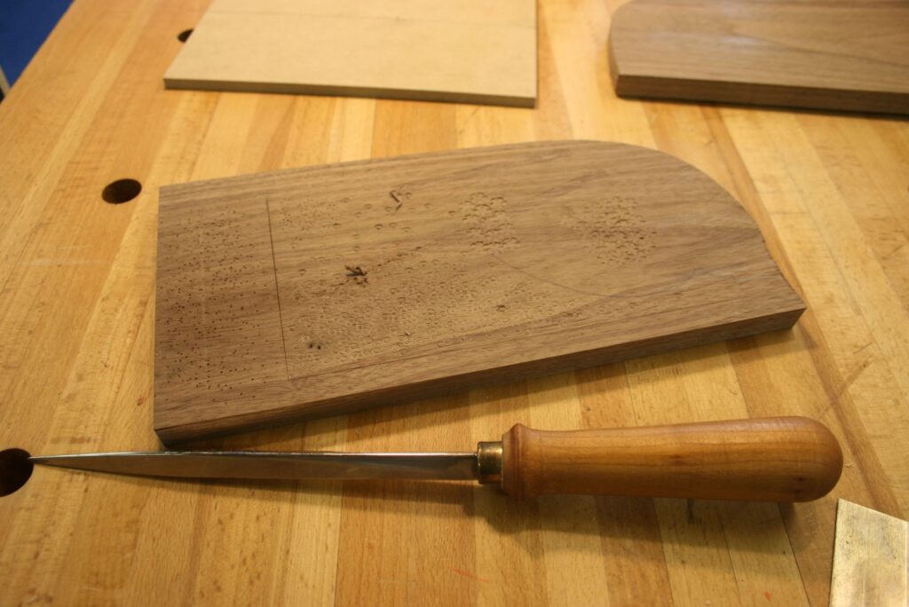 Bob's table pieces in progress