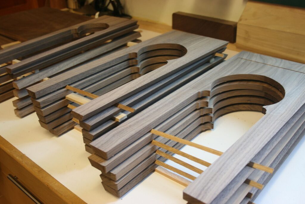 Bob's table pieces in progress