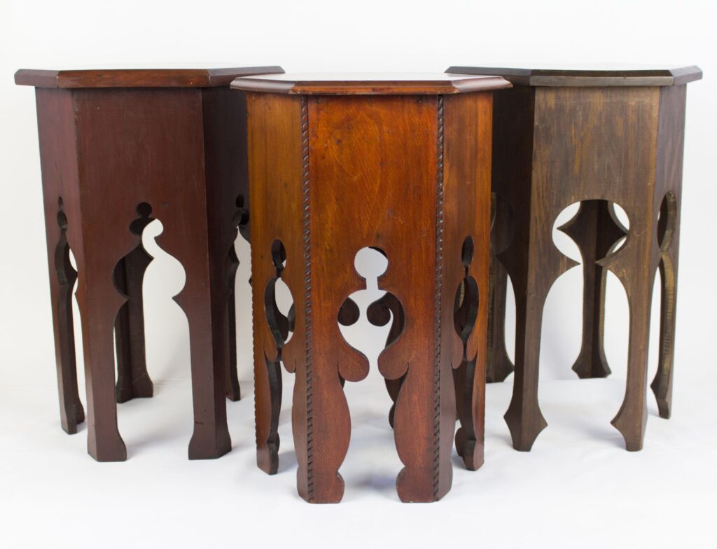 The Trustees' hexagonal tables