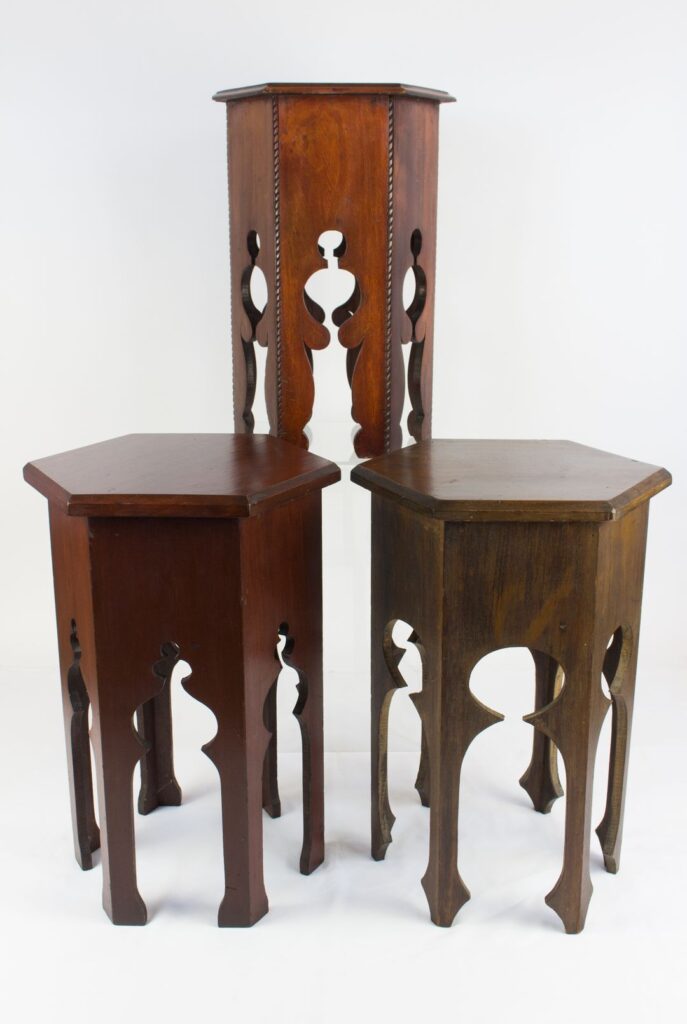 The Trustees' hexagonal tables