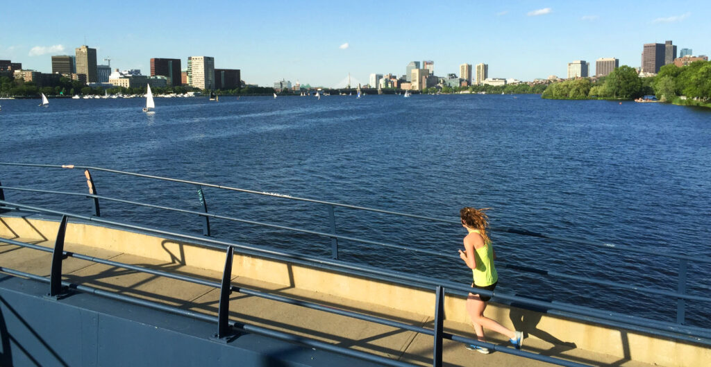 Afternoon jog along the Charles River