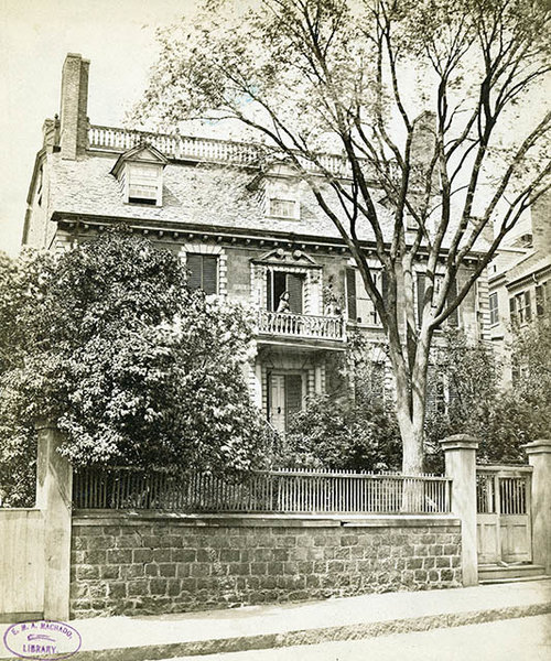 Historic photo of the John Hancock Mansion