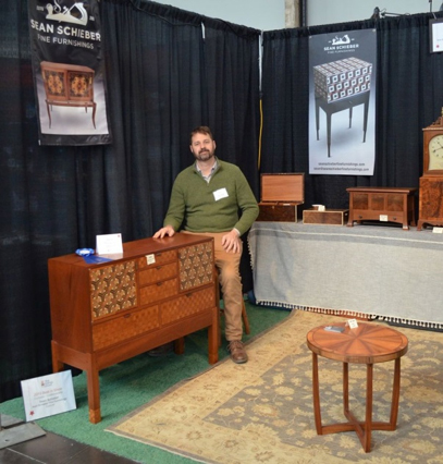 The cabinet of NBSS alumnus Sean Schieber CF '06 won Best in Show at the 2019 Fine Furnishings Shows.