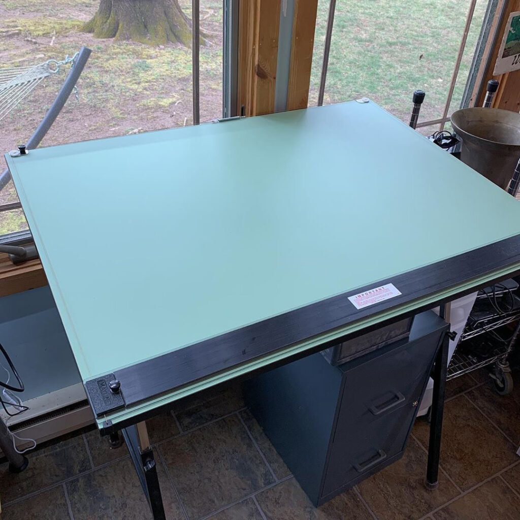 Art LaMan drafting table