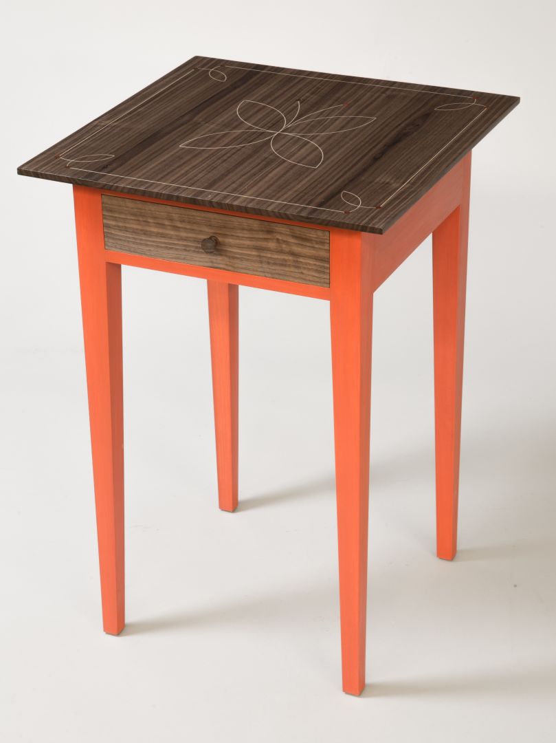 Shaker table with inlay by Jeff Woods CF ’20