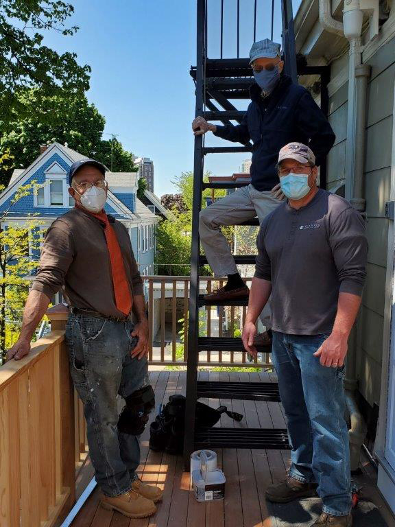 Columbia Contracting crew at work