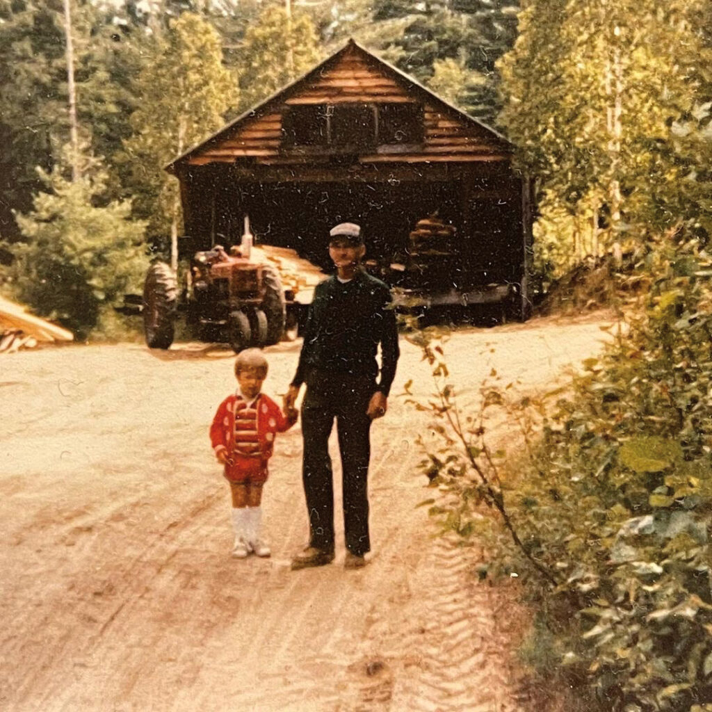 Jason McKenzie and his grandfather