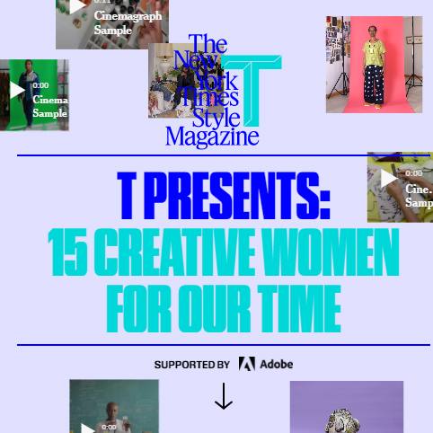 NYT 15 Creative Women