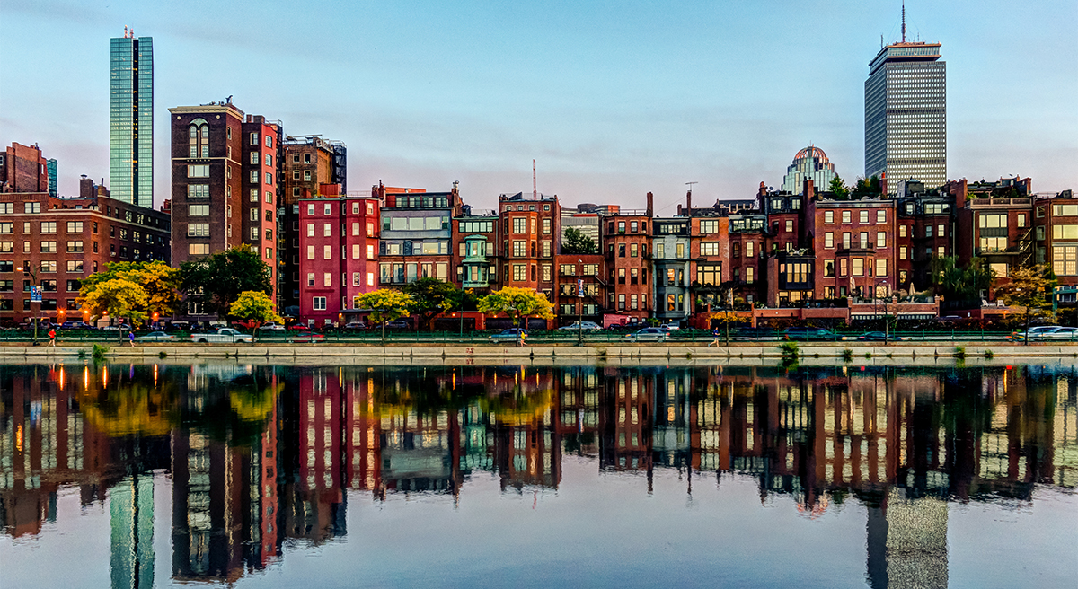 Boston's Back Bay from the Esplanade by Robbie Shade, Flickr