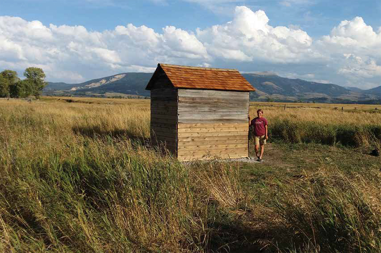 Emily Ostroff stands in Teton National Parkl