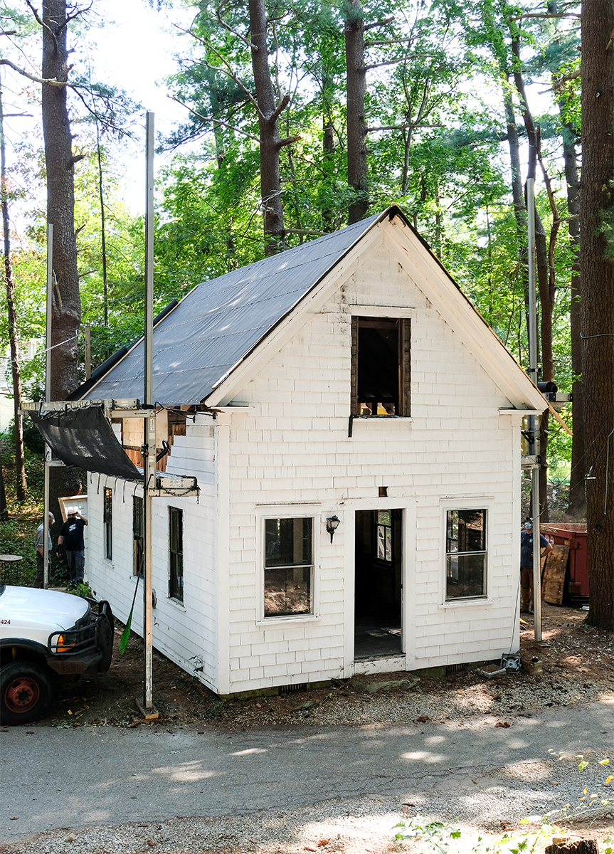 The restored building