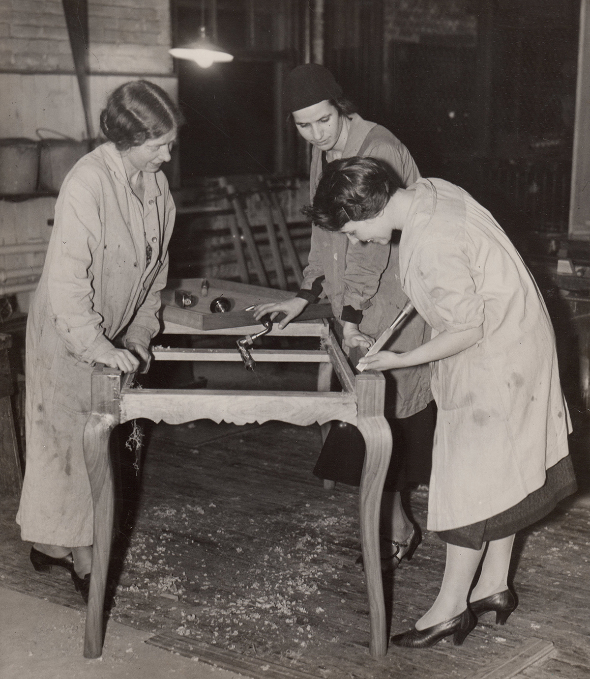 Women woodworkers at NBSIS