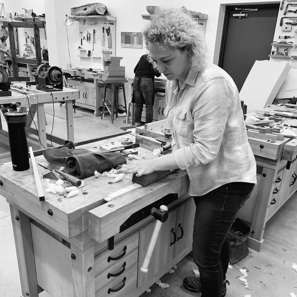 Katie Thompson of Women of Woodworking