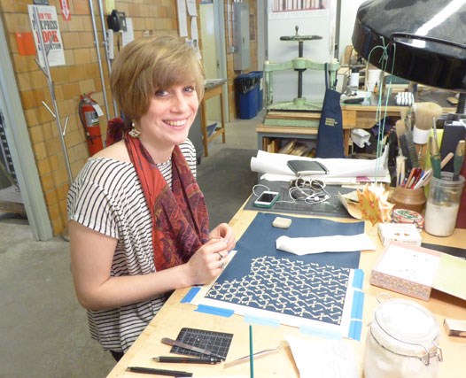 Bookbinding 2nd year students