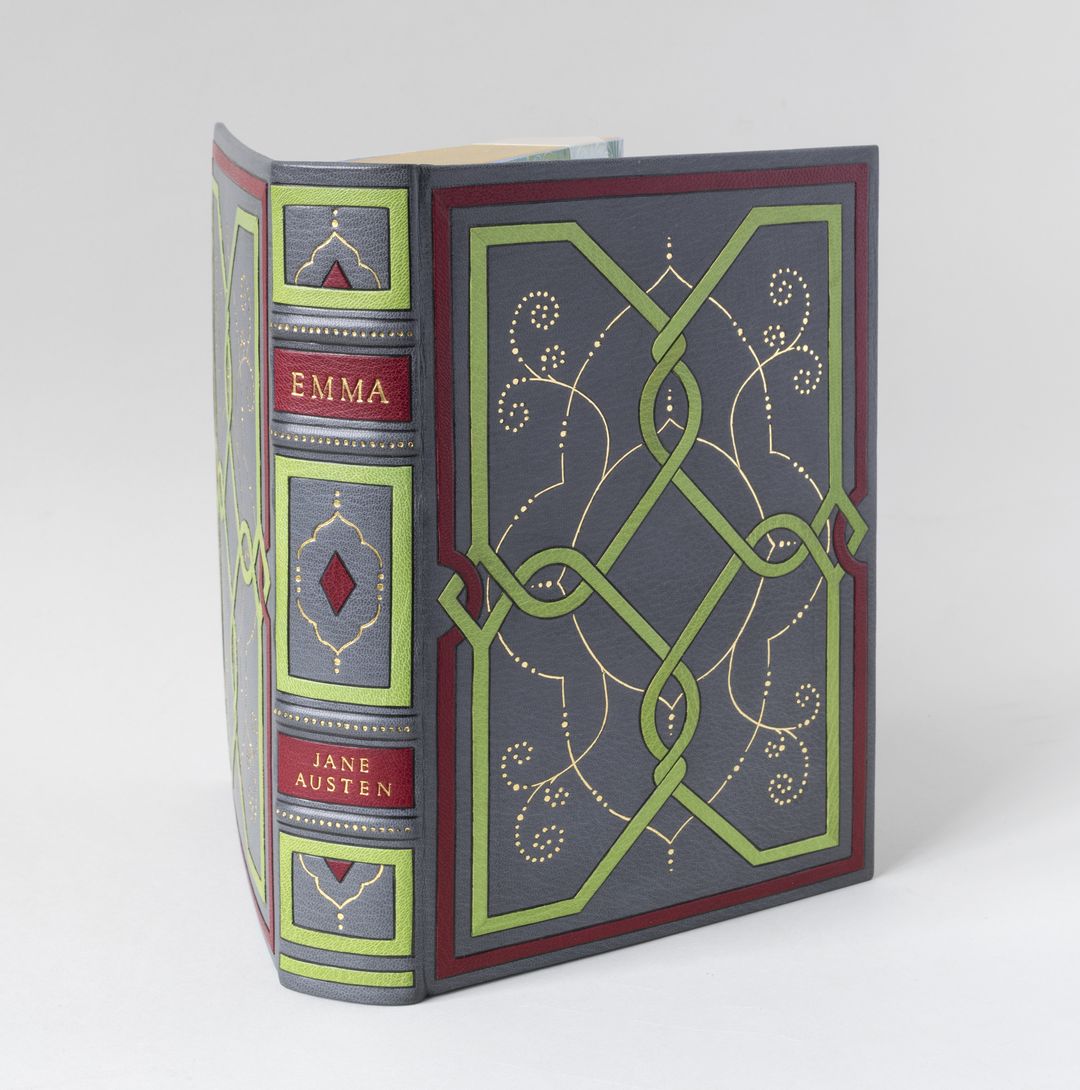 Emma by Jane Austen, bound by Rachel Campbell BB ’19
