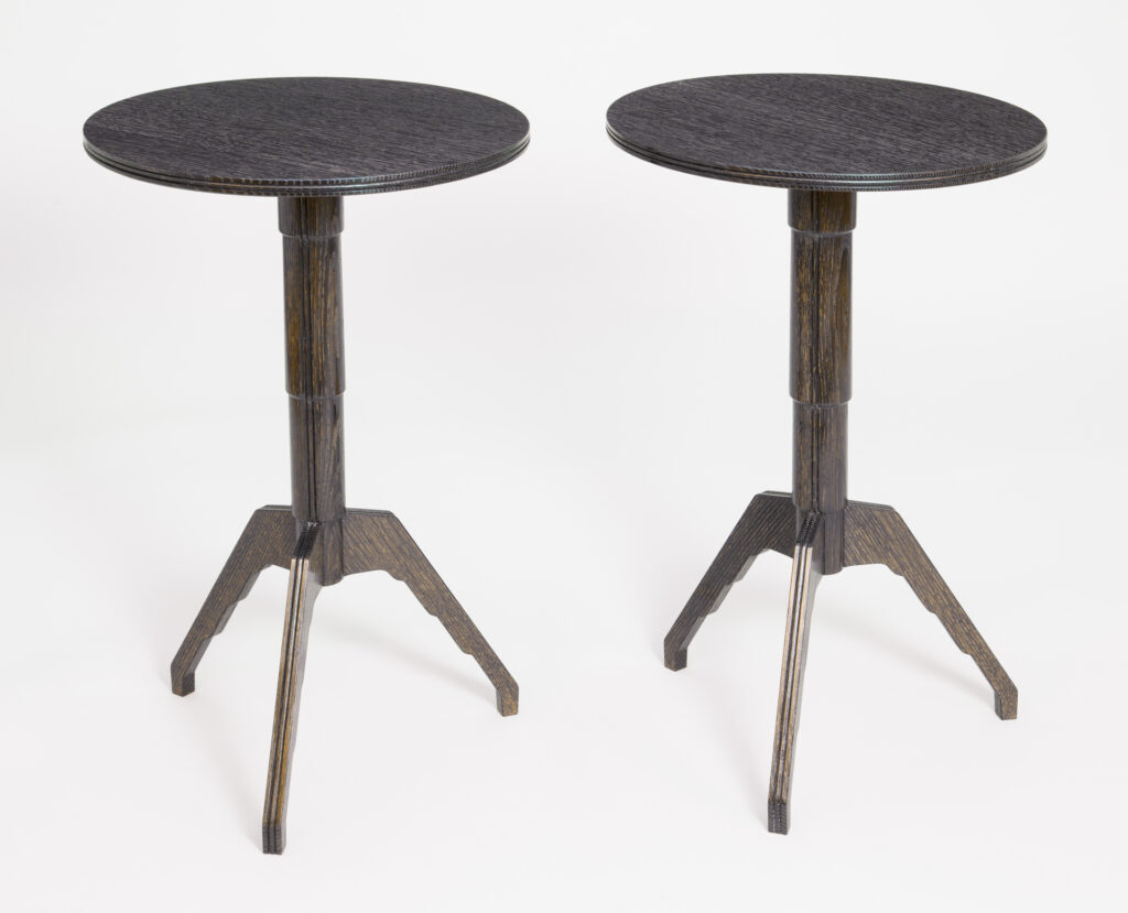 Pedestal tables, Jeffrey Tuballes CF _18