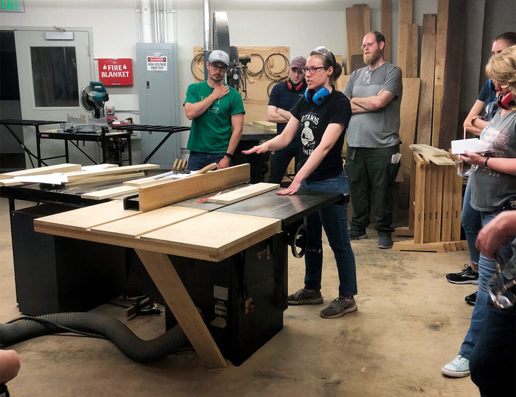 Woodworking 101 class