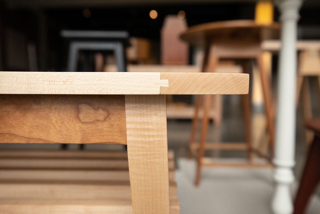 Detail of table joinery