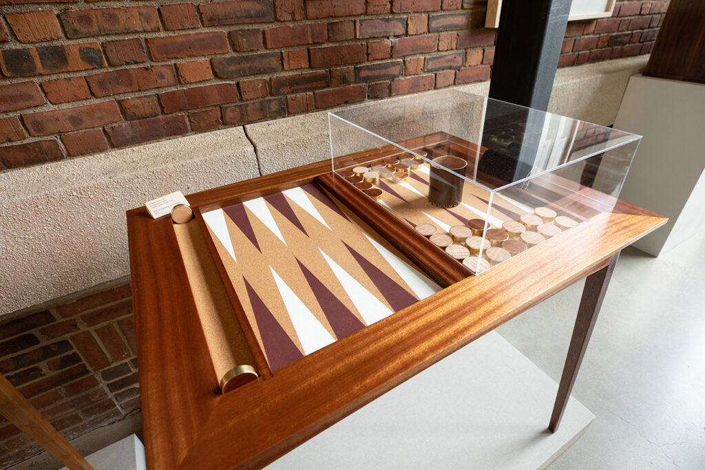 Backgammon table by Morgan Fog CF ’24