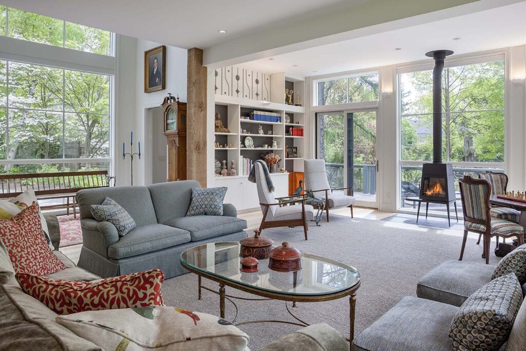 Interior of a home, one of Columbia Contracting's projects