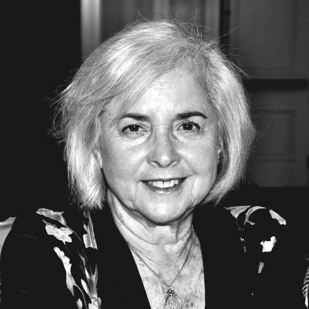 Black and white photo of Deborah Hauser