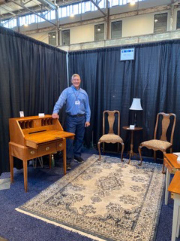 Walter at Fine Furnishings Shows
