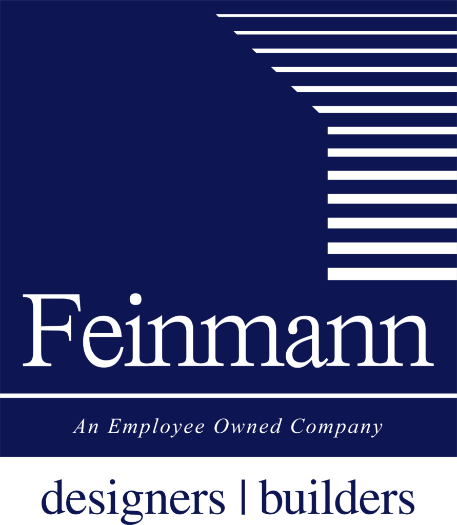 Logo with text: Feinmann designers, builders, an employee owned company