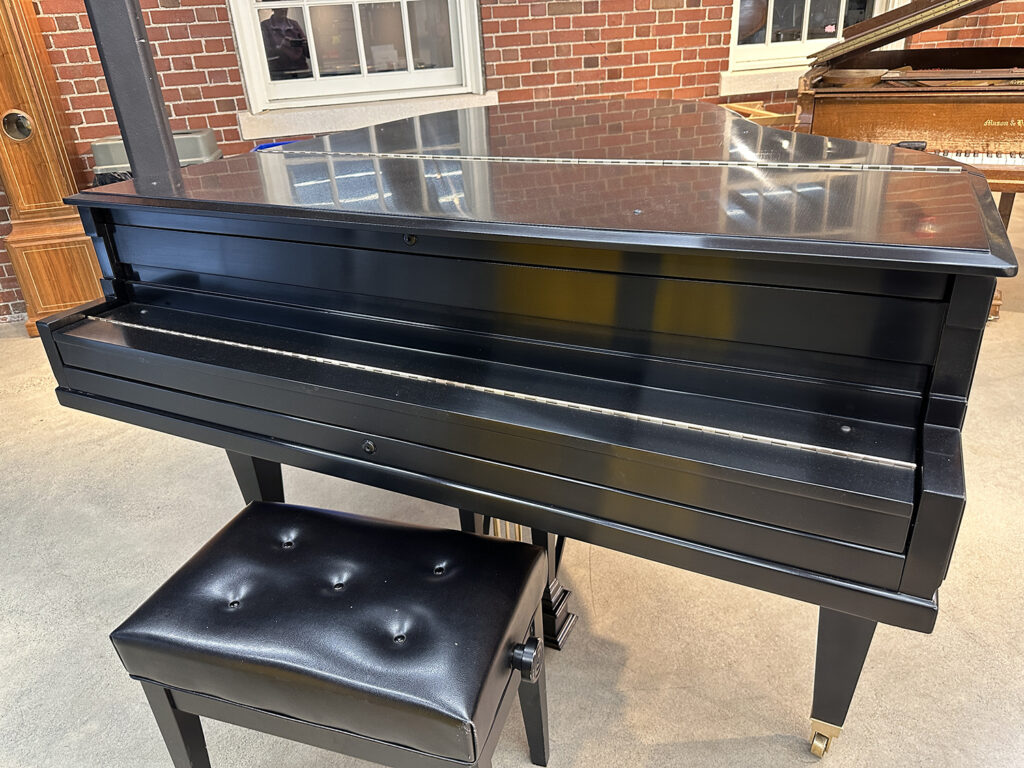 Ivers & Pond 5’6” grand piano, closed lid