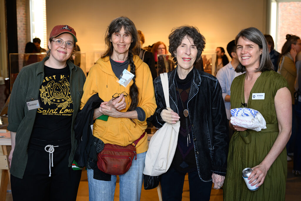 Juliana Heck, Paula Garbarino, Ainsley Donaldson, and Kristen Odle at the 2024 Exhibition Opening Party