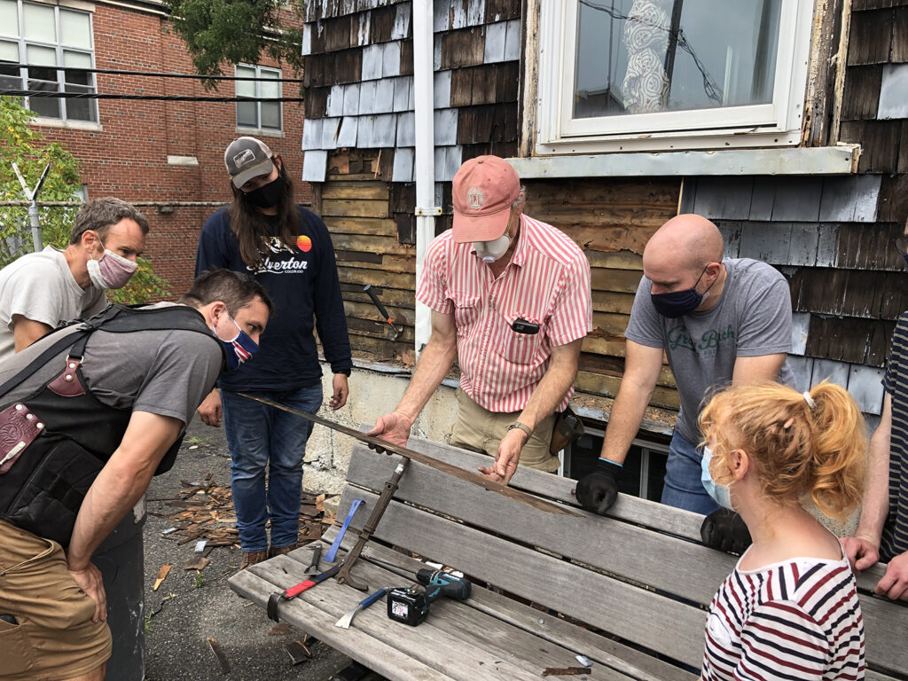 Exploratory work on the building in spring 2020