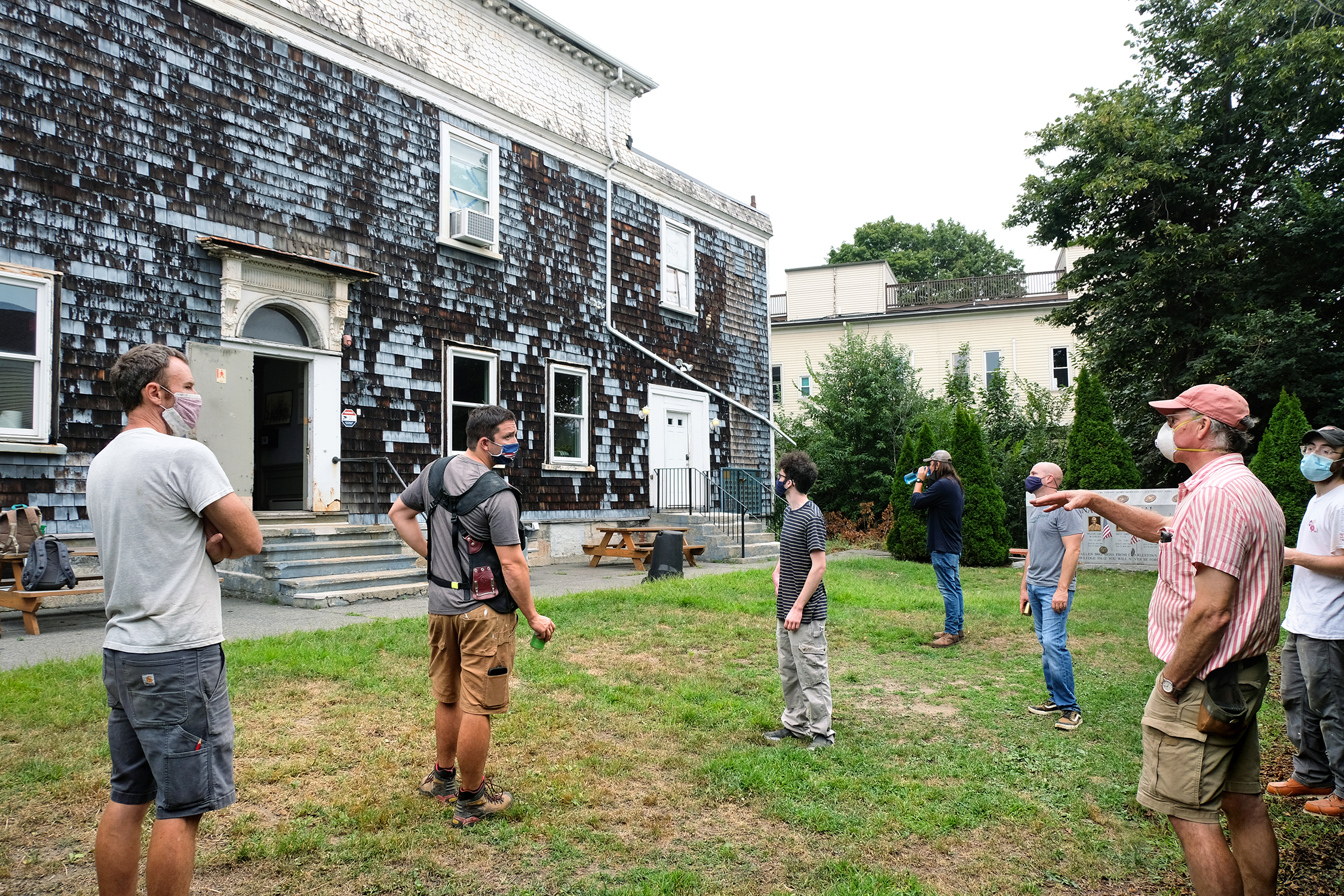 Exploratory work on the building in spring 2020