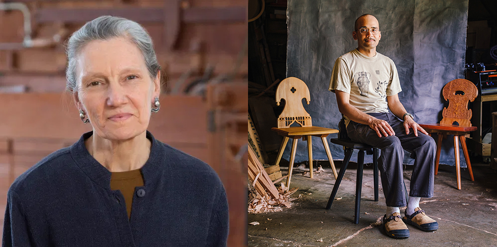 Kristina Madsen (left) and Charles Thompson (right)