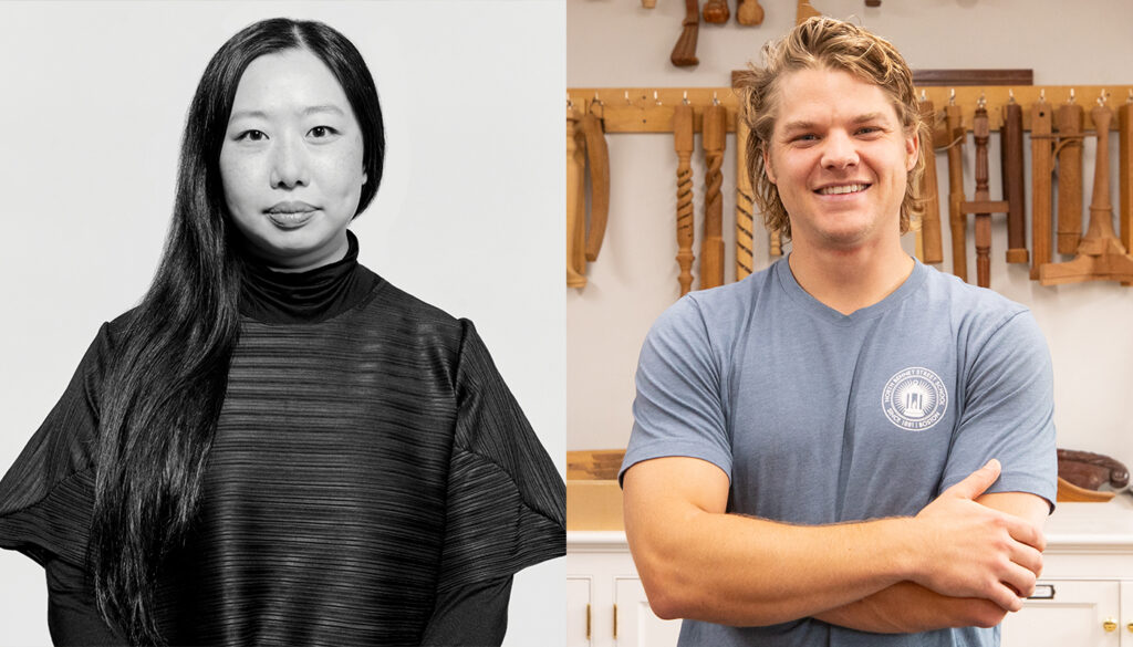 Jennifer Chen (left) and Morgan Fog (right)