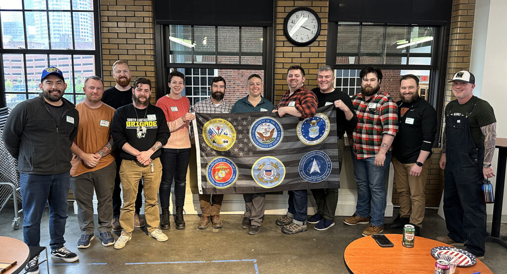 Students in the NBSS Student Veterans Organization