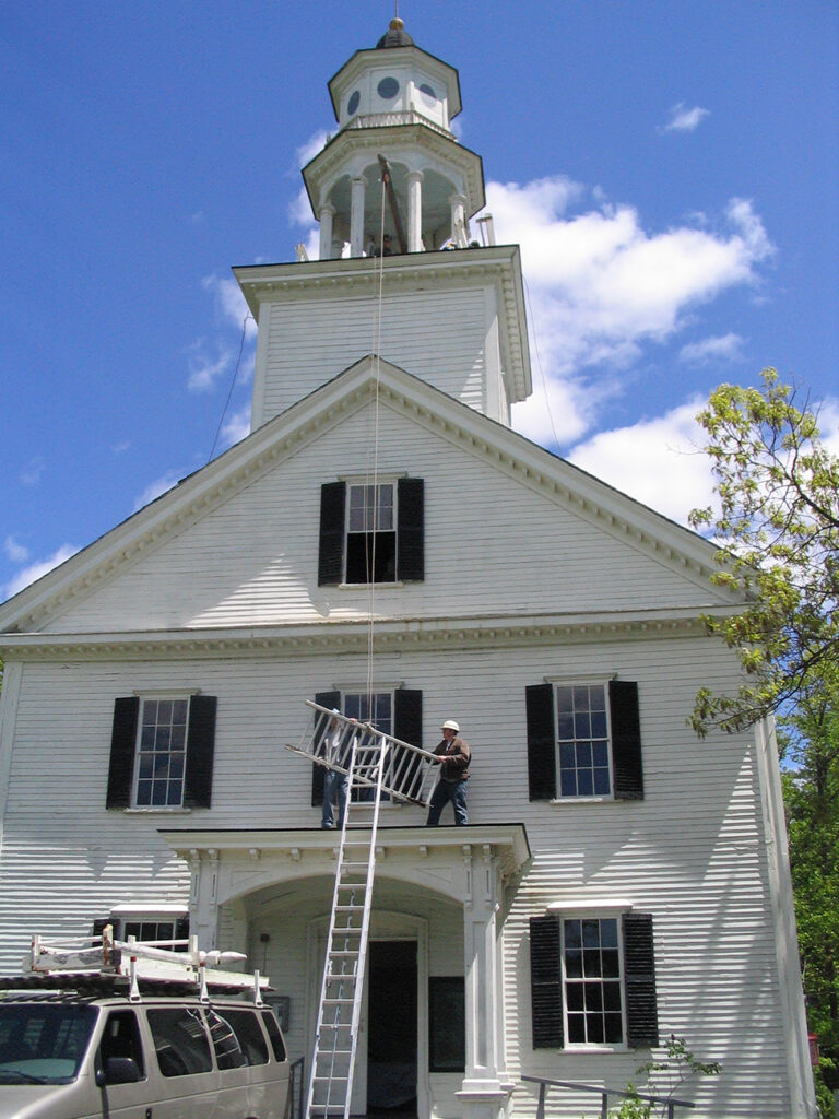 Shirley Meeting House in Shirley Center, about 2006