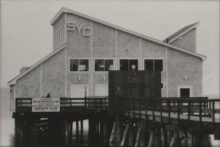 The fully completed Squantum Yacht Club in 1978