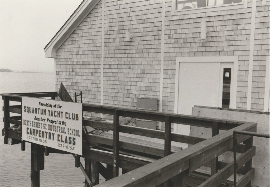 The fully completed Squantum Yacht Club in 1978