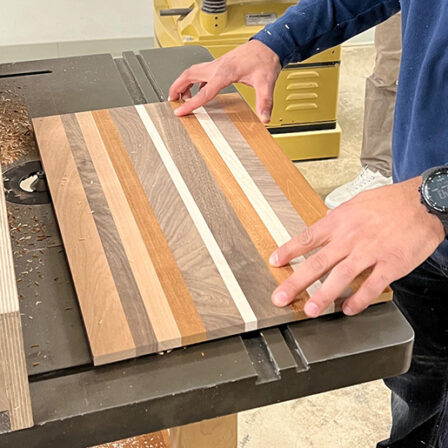 Machine Woodworking: Building a Cutting Board